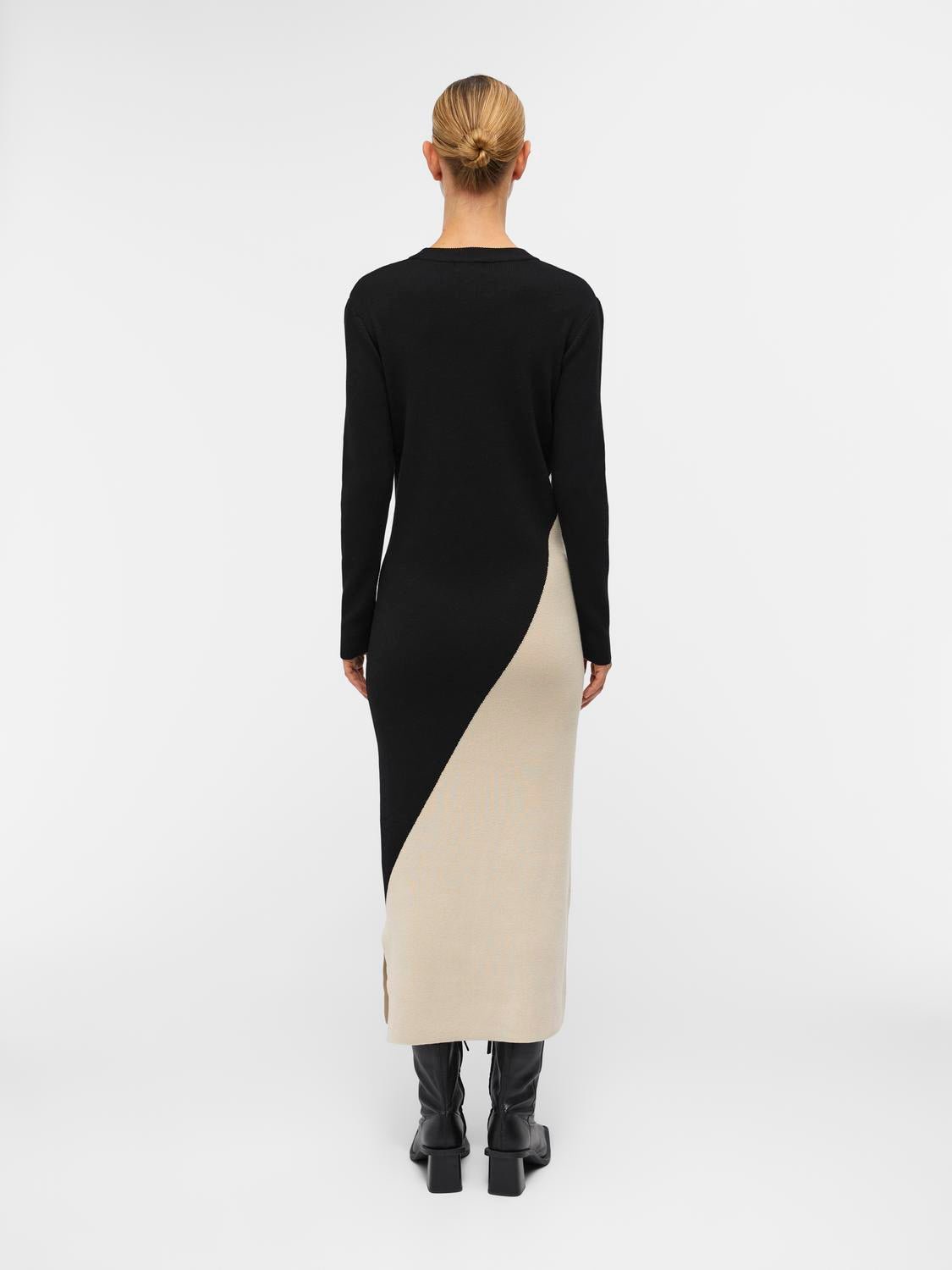 OBJESTERBLOCK Dress - Black - VERO MODA & VILA Bergvik